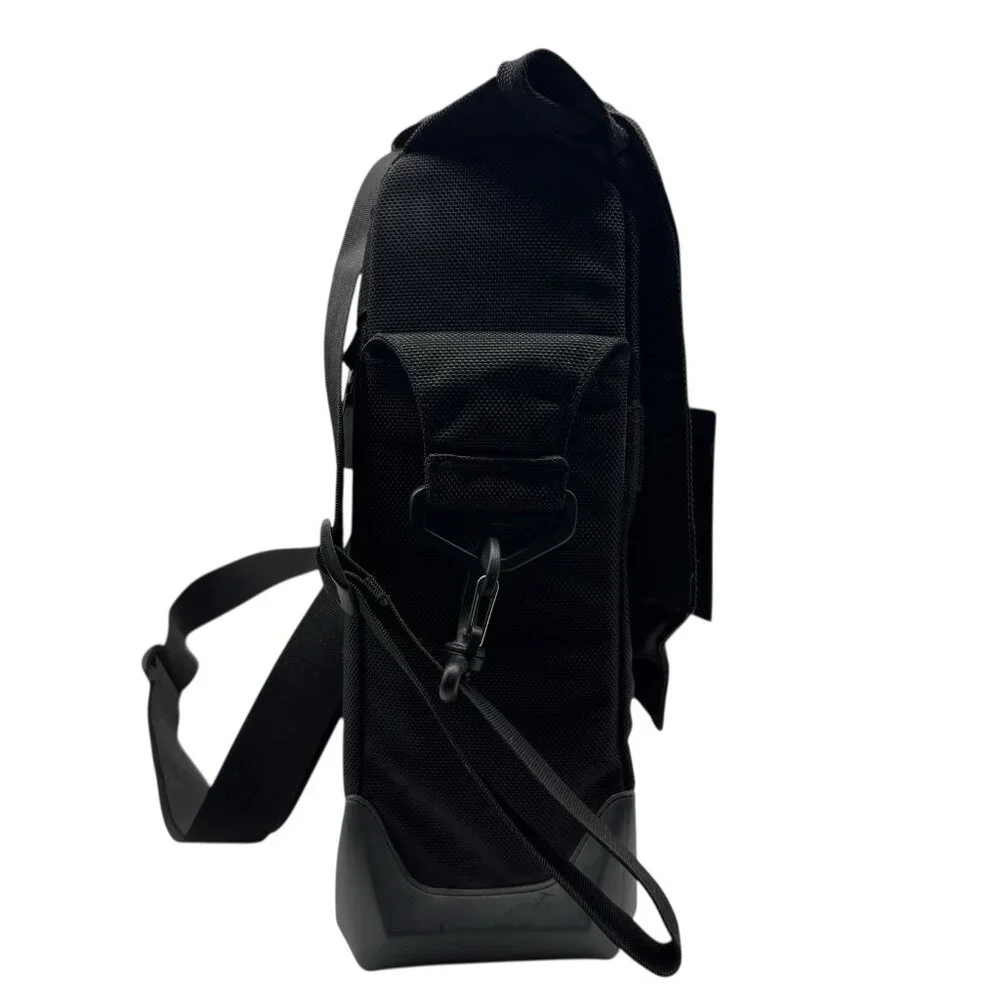 BMW Motorrad Messenger Bag Black Nylon Reflective Trim NEW NWT